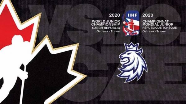 Хоккей U20: Канада - Чехия 31.12.2019. ОНЛАЙН видео трансляция молодежного чемпионата мира по хоккею 2020, где смотреть