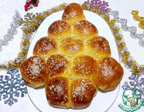 Разборный пирог с капустой и мясом