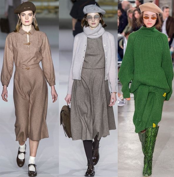 Модные шляпы и вязаные шапочки для девушек и женщин