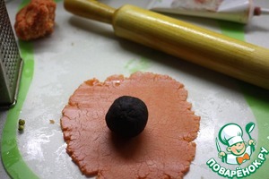 Пирожное "Мандаринка и мышки"