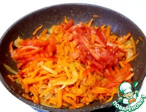 Закуска из баклажанов с овощами