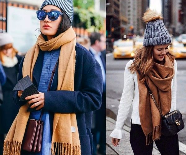 Как носить пуховики, шубы и пальто зимой 2020