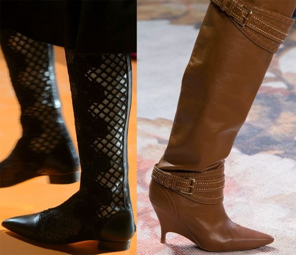 Модные женские сапоги осень-зима 2018-2019 года