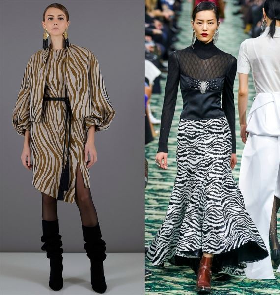 Модные принты в одежде для женщин