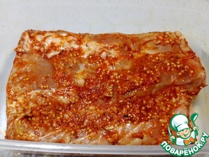 Буженина с яблоками