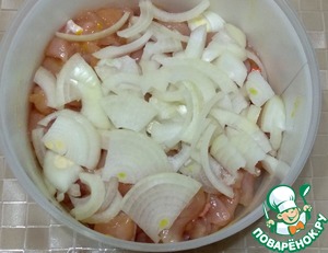 Куриная запеканка "Четыре сыра"