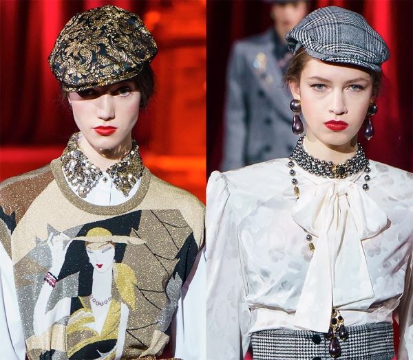 Модные шляпы и вязаные шапочки для девушек и женщин