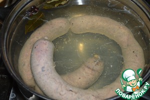 Колбаса печеночно-крупяная