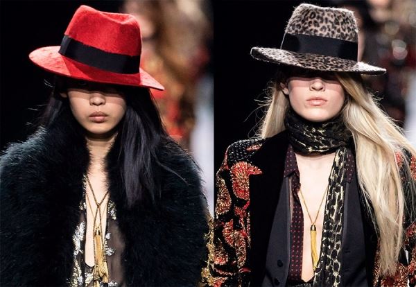 Модные шляпы и вязаные шапочки для девушек и женщин