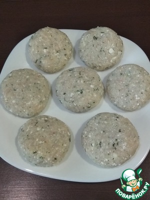 Творожно-мясные котлеты