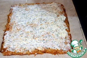 Морковный закусочный рулет