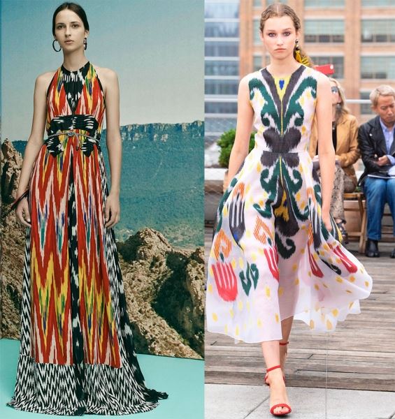 Восточные икатовые ткани в истории и современной моде