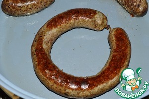 Колбаса печеночно-крупяная