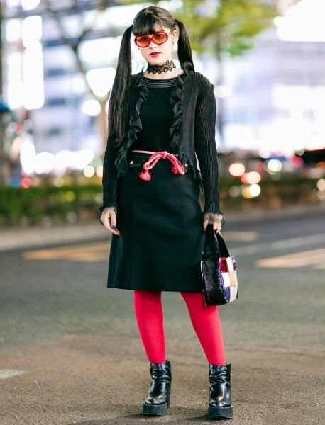 С чем носить кружевной чокер