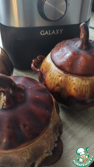 Жаркое в горшочке с пивом