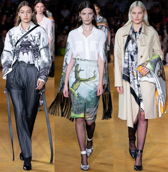 Тропические принты в моде весна-лето 2020