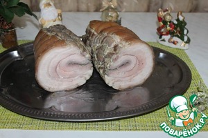 Рулет из пузанины