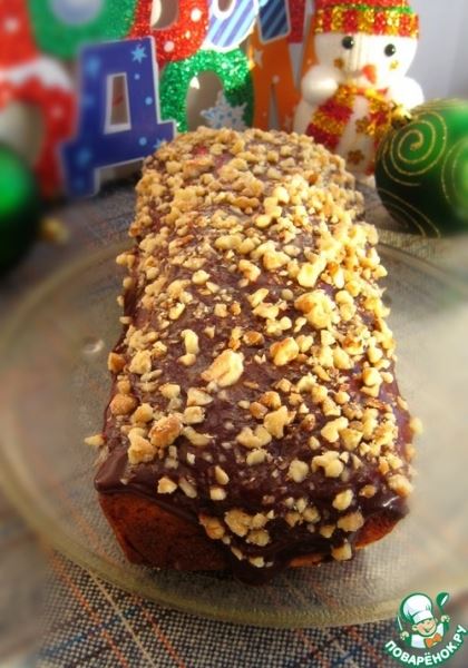 Ореховый кекс с ананасами