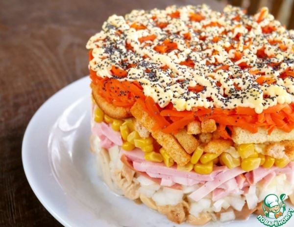 Салат "Рождественская метель"