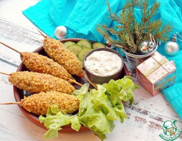 Мясные палочки по мотивам киббеха