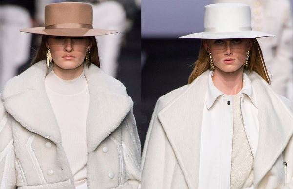 Модные шляпы и вязаные шапочки для девушек и женщин