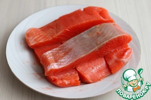 Семга под орехово-мандариновой корочкой