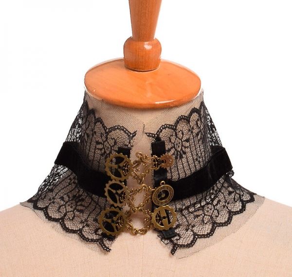 С чем носить кружевной чокер