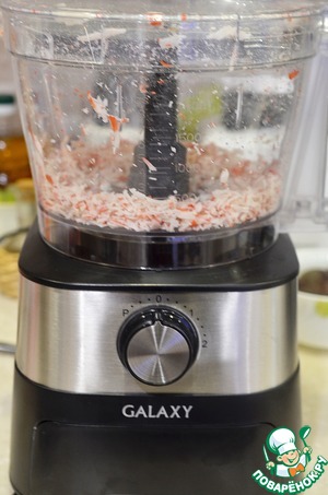 Крабовый салат в лаваше