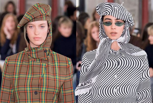 Модные шляпы и вязаные шапочки для девушек и женщин