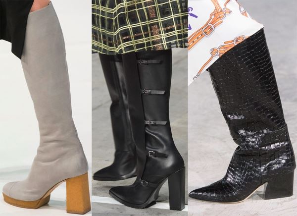 Модные женские сапоги осень-зима 2018-2019 года