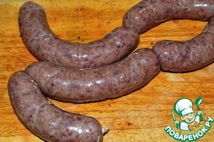 Колбаса печеночно-крупяная