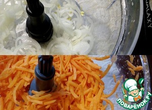 Разборный пирог с капустой и мясом