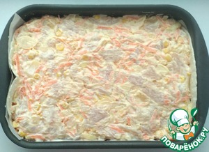 Куриная запеканка "Четыре сыра"