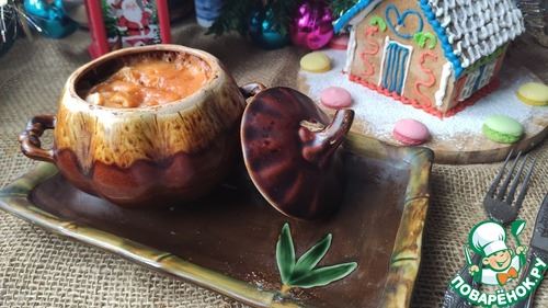 Жаркое в горшочке с пивом