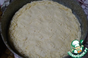 Сырный пирог из творожного теста