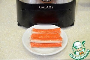 Крабовый салат в лаваше