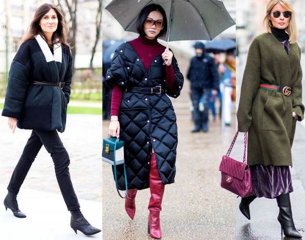 Как носить пуховики, шубы и пальто зимой 2020