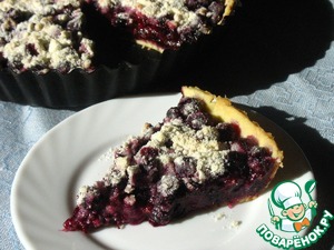 Смородиновый пирог с орехами "Летний привет"