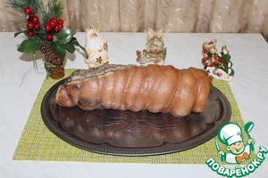 Рулет из пузанины