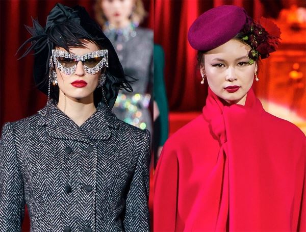 Модные шляпы и вязаные шапочки для девушек и женщин