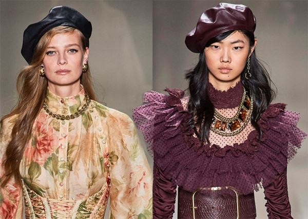 Модные шляпы и вязаные шапочки для девушек и женщин