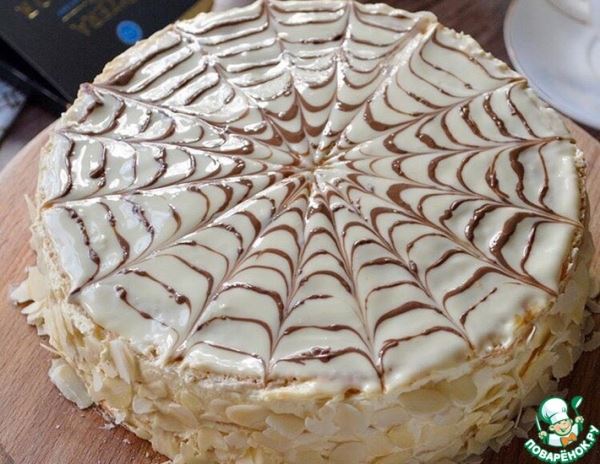 Миндальный торт "Эстерхази"