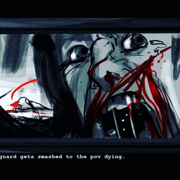 Нападение на карету с Йеннифэр и Калис на раскадровках сериала The Witcher