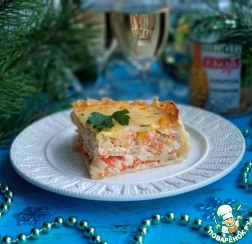 Куриная запеканка "Четыре сыра"